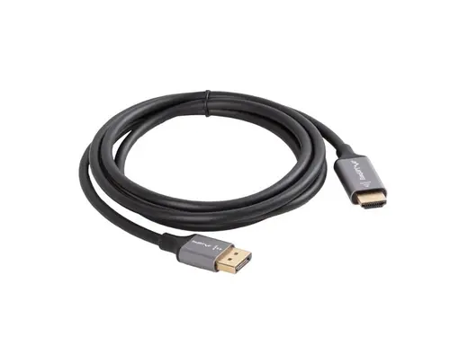 Кабел, Lanberg display port (M)  -> HDMI(M) cable 1.8m, black - image 2