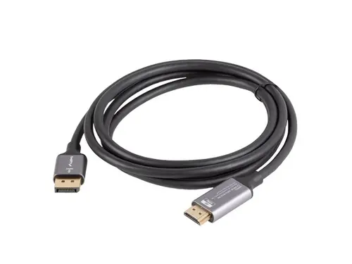 Кабел, Lanberg display port (M)  -> HDMI(M) cable 1.8m, black - image 3