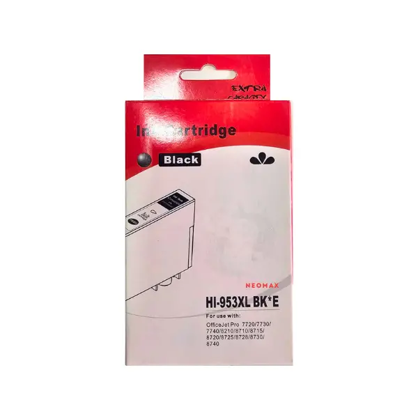 Печатаща глава, NEOMAX, висок капацитет, Black – съвместима с HP L0S70AE (953XL), OfficeJet 8702 AIO/Pro 8210/8211/8218/Pro 8710/8711/8715/8716/8717/8718/8719/8720/8721/8725/8728/8730/8731/8740 AIO