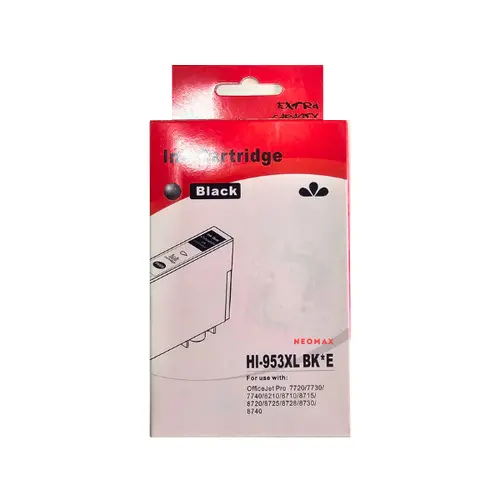 ГЛАВА ЗА HP Officejet 8702 AIO/Pro 8210/8211/8218/Pro 8710/8711/8715/8716/8717/8718/8719/8720/8721/8725/8728/8730/8731/8740 AIO - HIGH CAPACITY - Black - /953XL/ - L0S70AE - PN HI-953XLBK - NEOMAX