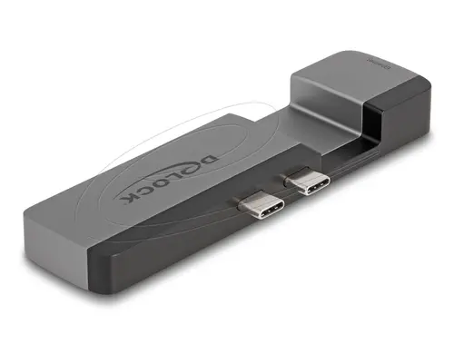 Stație de andocare Delock pentru MacBook Pro / MacBook Air Thunderbolt™ 4, rezoluție 5K / 100 W PD / 10 Gbps Hub / LAN / Audio - 1