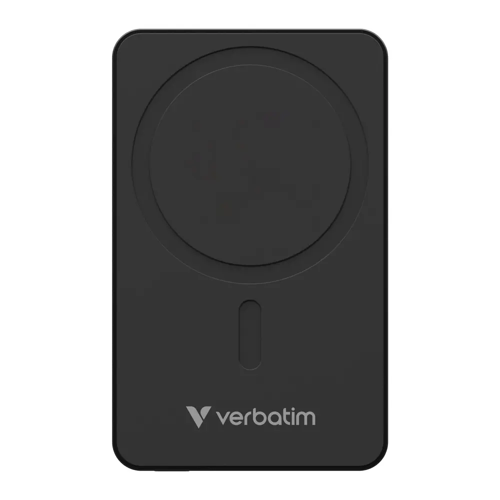 Външна батерия, Verbatim Charge 'n' Go Essentials Power Bank Magnetic Wireless 10000mAh Black - image 1