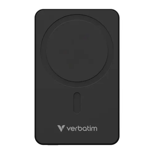 Baterie externă, Verbatim Charge 'n' Go Essentials Power Bank Magnetic Wireless 10000mAh Negru - 2