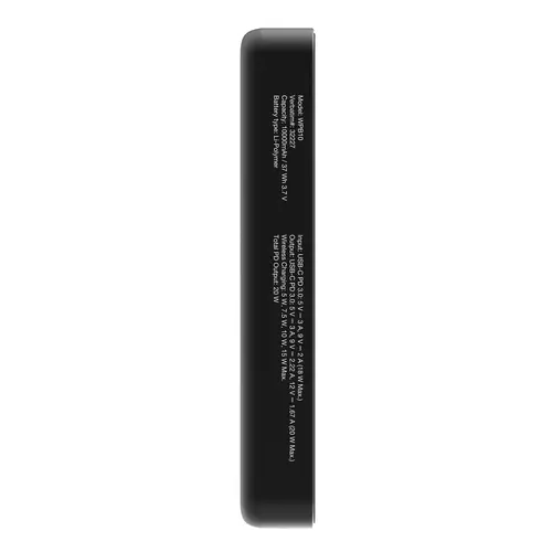 Baterie externă, Verbatim Charge 'n' Go Essentials Power Bank Magnetic Wireless 10000mAh Negru - 8
