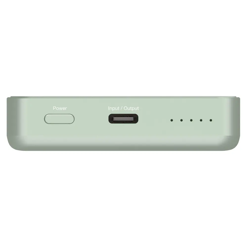 Външна батерия, Verbatim Charge 'n' Go Essentials Power Bank Magnetic Wireless 10000mAh Green - image 2
