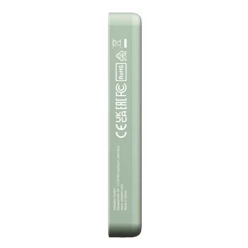 Baterie externă, Verbatim Charge 'n' Go Essentials Power Bank Magnetic Wireless 10000mAh Verde - 6