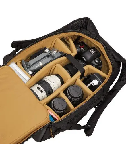 ФОТОГРАФСКА РАНИЦА ЗА DSLR И ЛАПТОП 15.6 CVBP-106 VISO CASE LOGIC - ЧЕРЕН - image 2