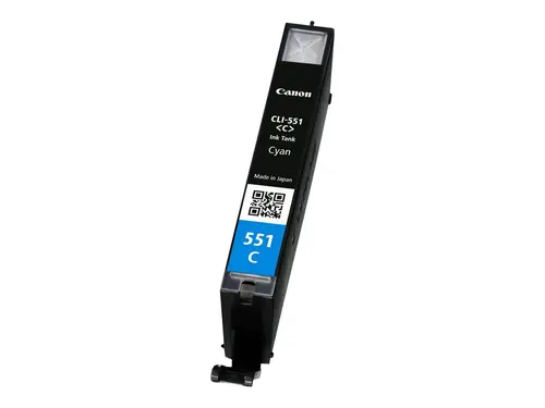CANON 1LB CLI-551C ink cartridge cyan standard capacity 330 pages 1-pack - image 1