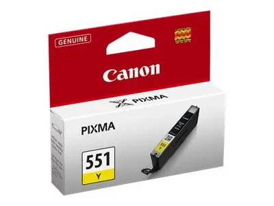 CANON 1LB CLI-551Y ink cartridge yellow standard capacity 330 pages 1-pack - image 2