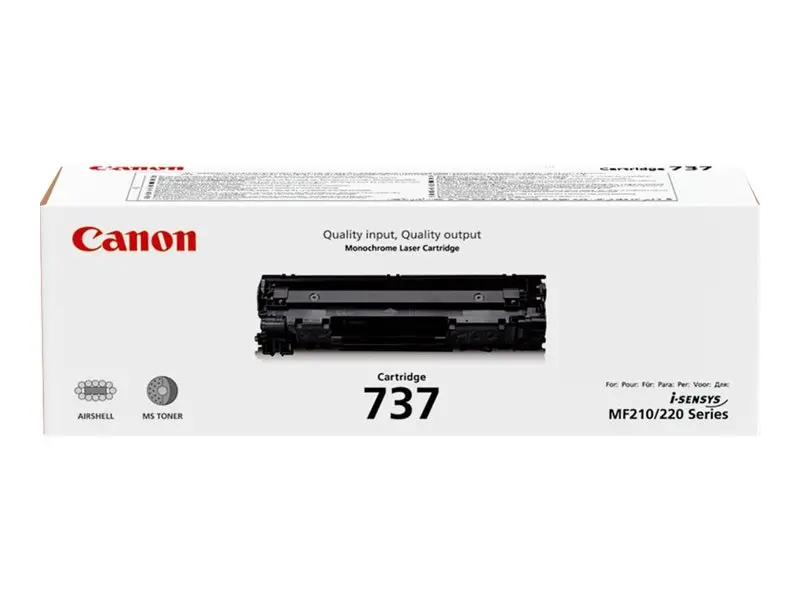 CANON CRG-737 τόνερ μαύρο τυπικής χωρητικότητας 2.100 σελίδων 1 τεμάχιο