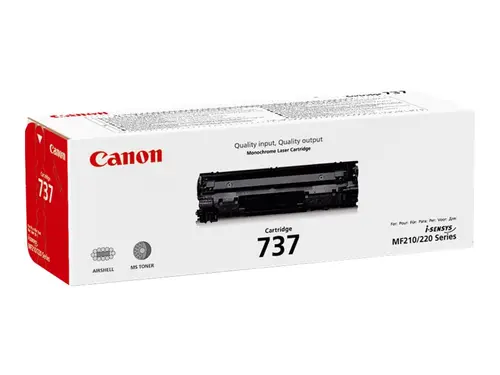 CANON CRG-737 toner cartridge black standard capacity 2.100 pages 1-pack - 2