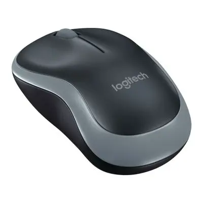 МИШКА LOGITECH M185 - Wireless Mouse, RF Wireless, Alkaline - Оптична / Optical - 1000 DPI - Wireless / Безжична - Swift Grey - PN 910-002238 - image 1