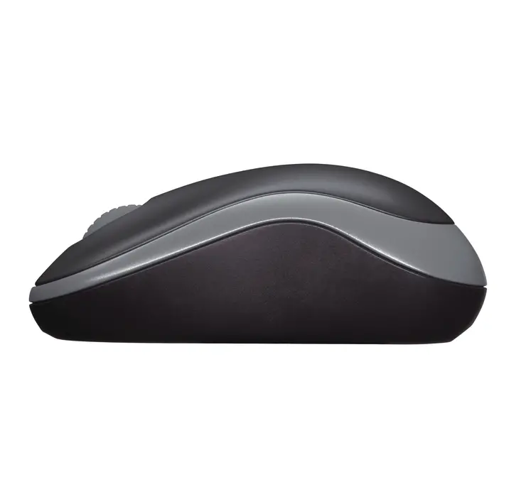 MOUSE LOGITECH M185 - Wireless Mouse, RF Wireless, Alcalină - Optic - 1000 DPI - Wireless - Swift Grey - PN 910-002238 - image 3