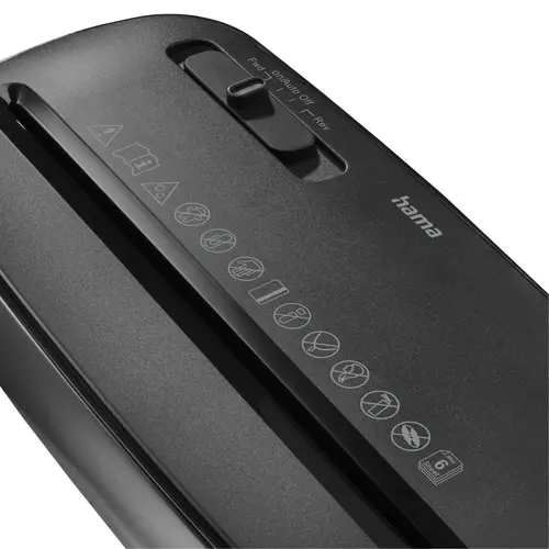 HAMA Distrugător de documente „Classic S61”, nivel de securitate P2 T2 E2 - 5