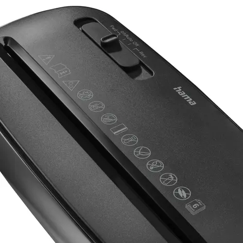 HAMA Distrugător de documente „Classic S61”, nivel de securitate P2 T2 E2 - 10