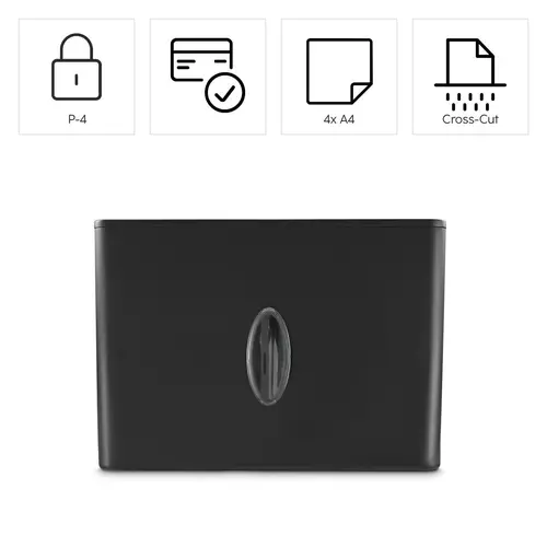 HAMA Distrugător de documente „Safe X40-B“, nivel de securitate P4 T4 E3 - 7