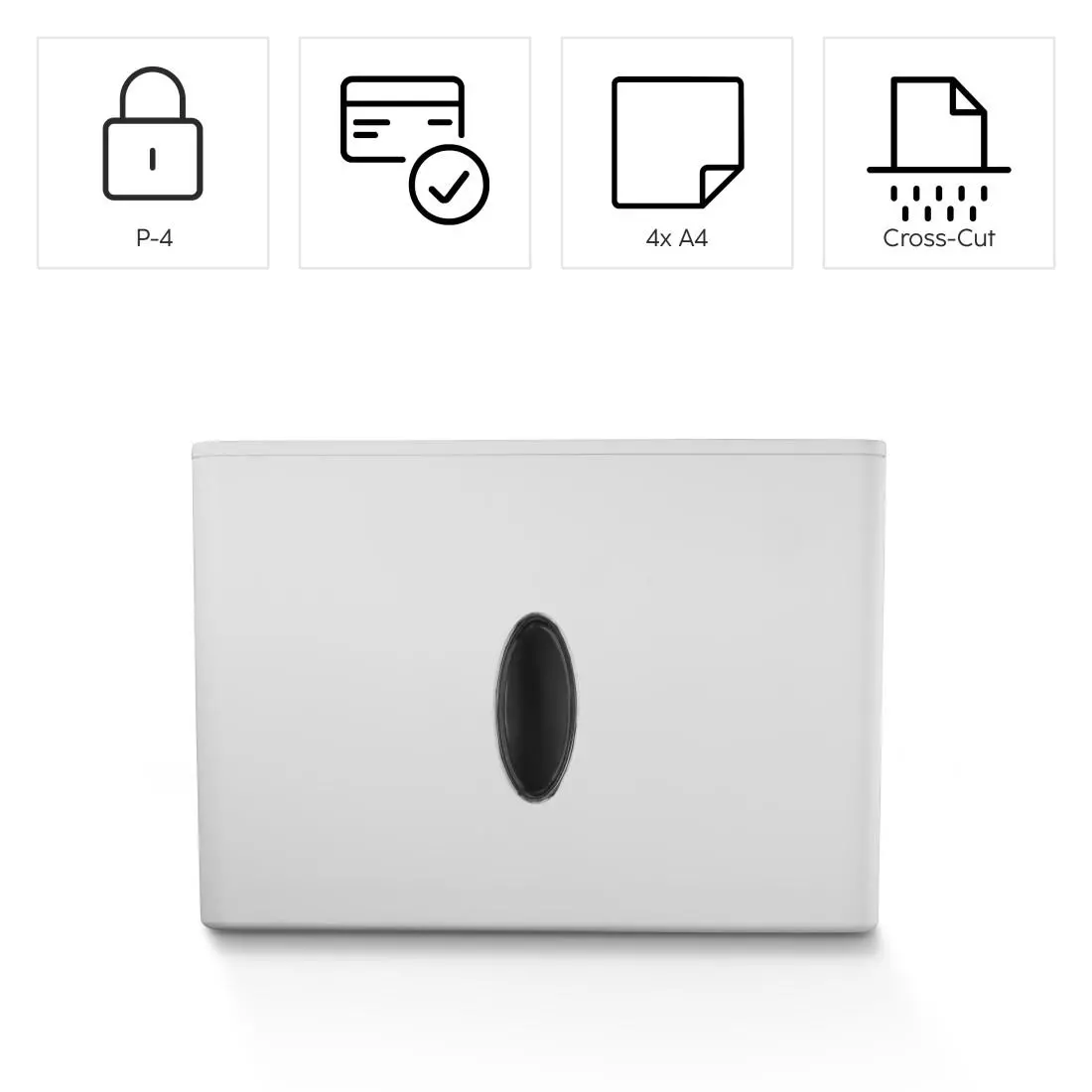 HAMA Шредер „Safe X40-W“, ниво на сигурност P4 T4 E3 - image 6