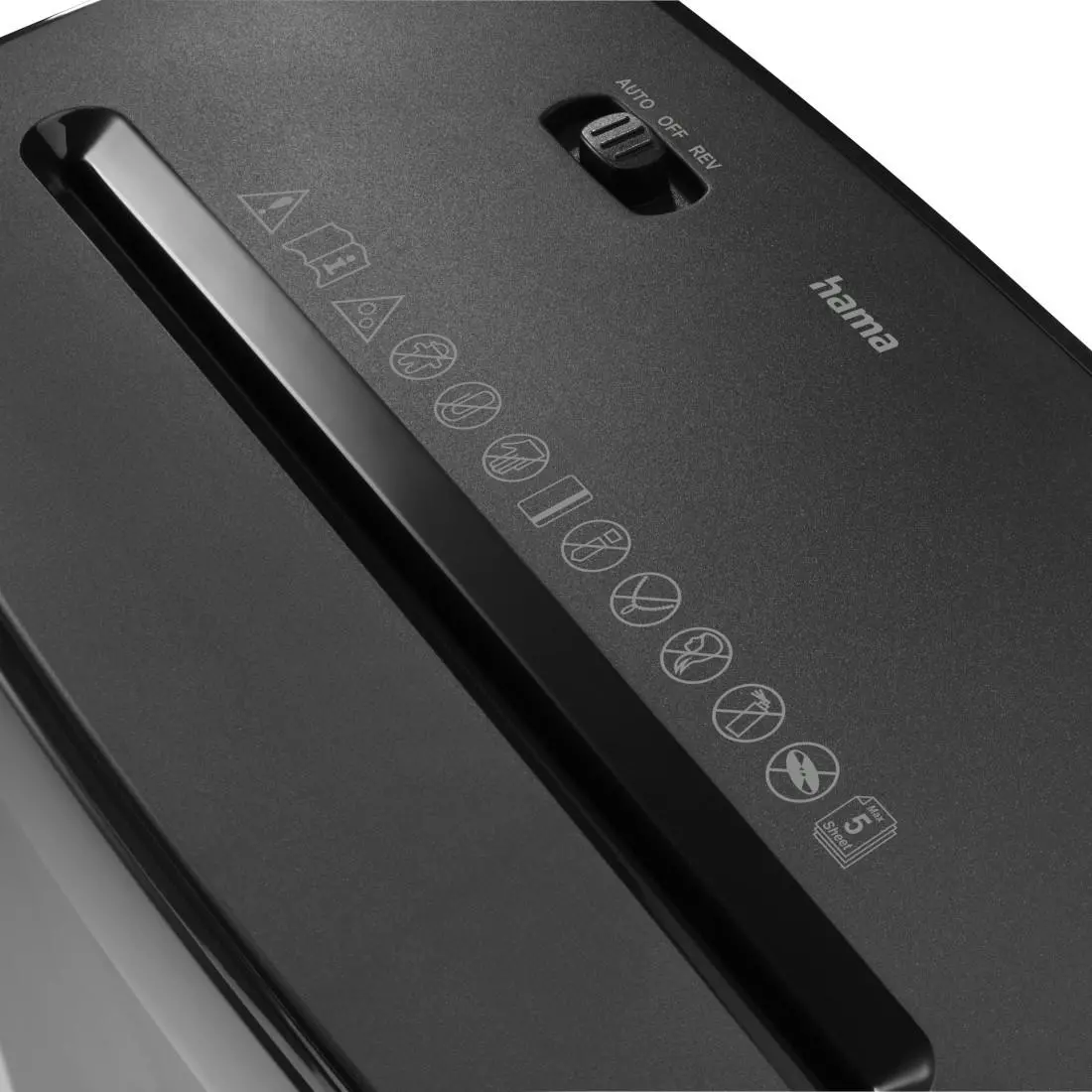 HAMA Шредер „Safe X50“, ниво на сигурност P4 T4 E3 - image 3