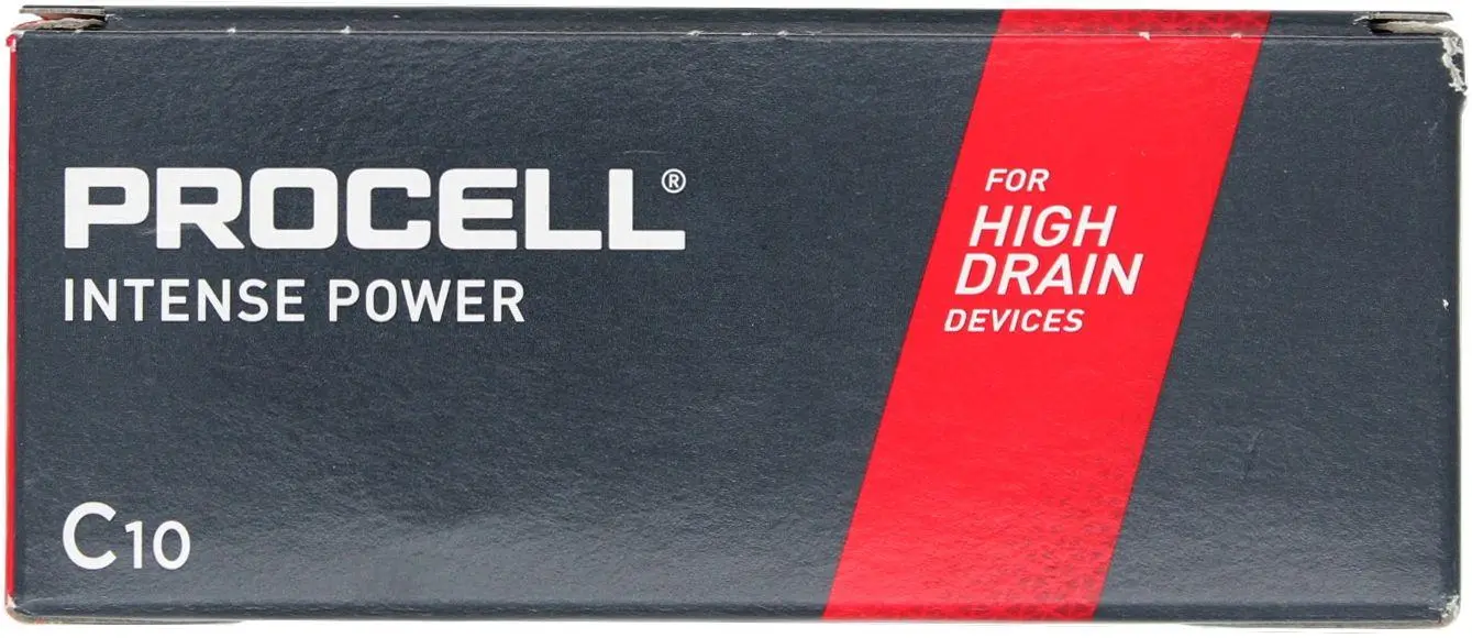 Baterie alcalină industrială LR14 C 1,5V ambalaj 10pk INTENSE PROCELL /preț pentru 10 baterii