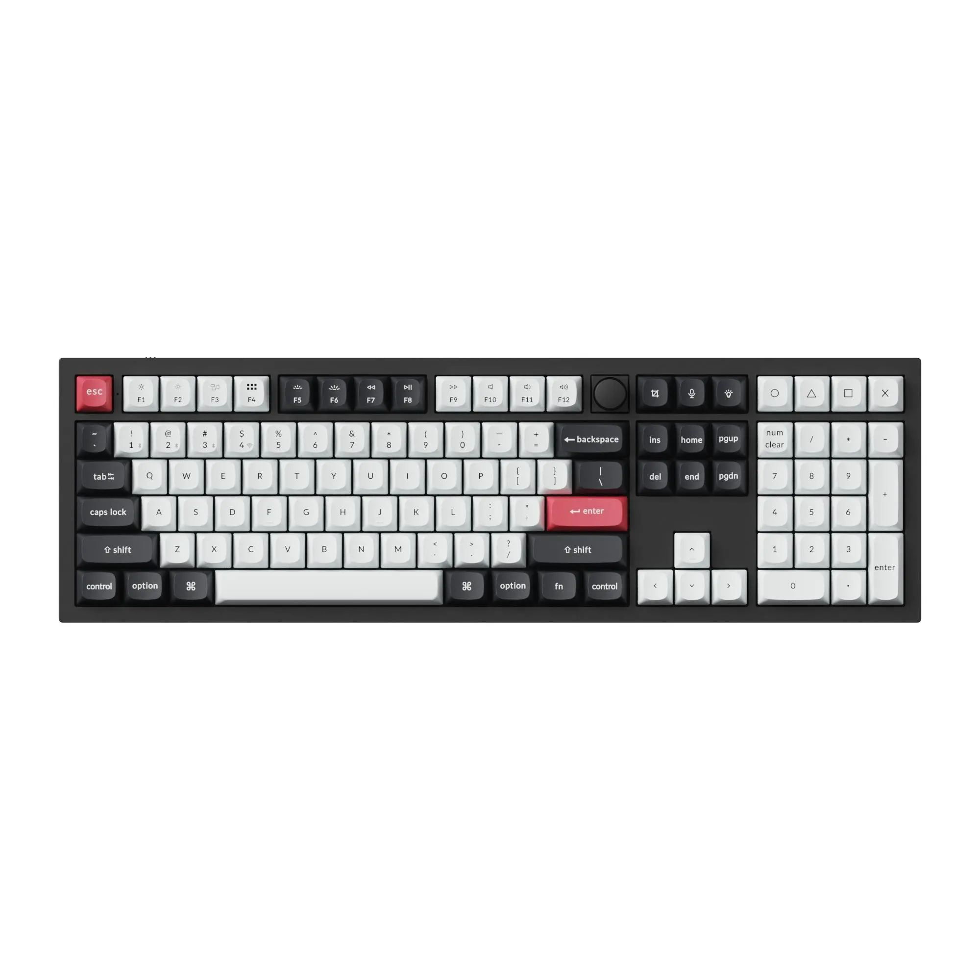 Безжична механичка клавиатура Keychron Q6 HE QMK Gateron Double-Rail Magnetic Switch - Carbon Black - image 1