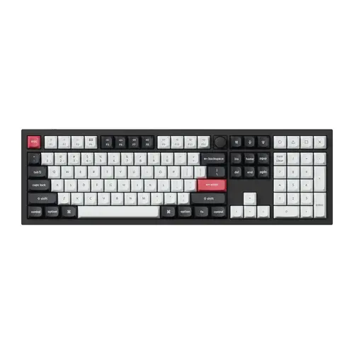 Безжична механичка клавиатура Keychron Q6 HE QMK Gateron Double-Rail Magnetic Switch - Carbon Black - image 1