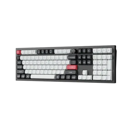 Безжична механичка клавиатура Keychron Q6 HE QMK Gateron Double-Rail Magnetic Switch - Carbon Black - image 3