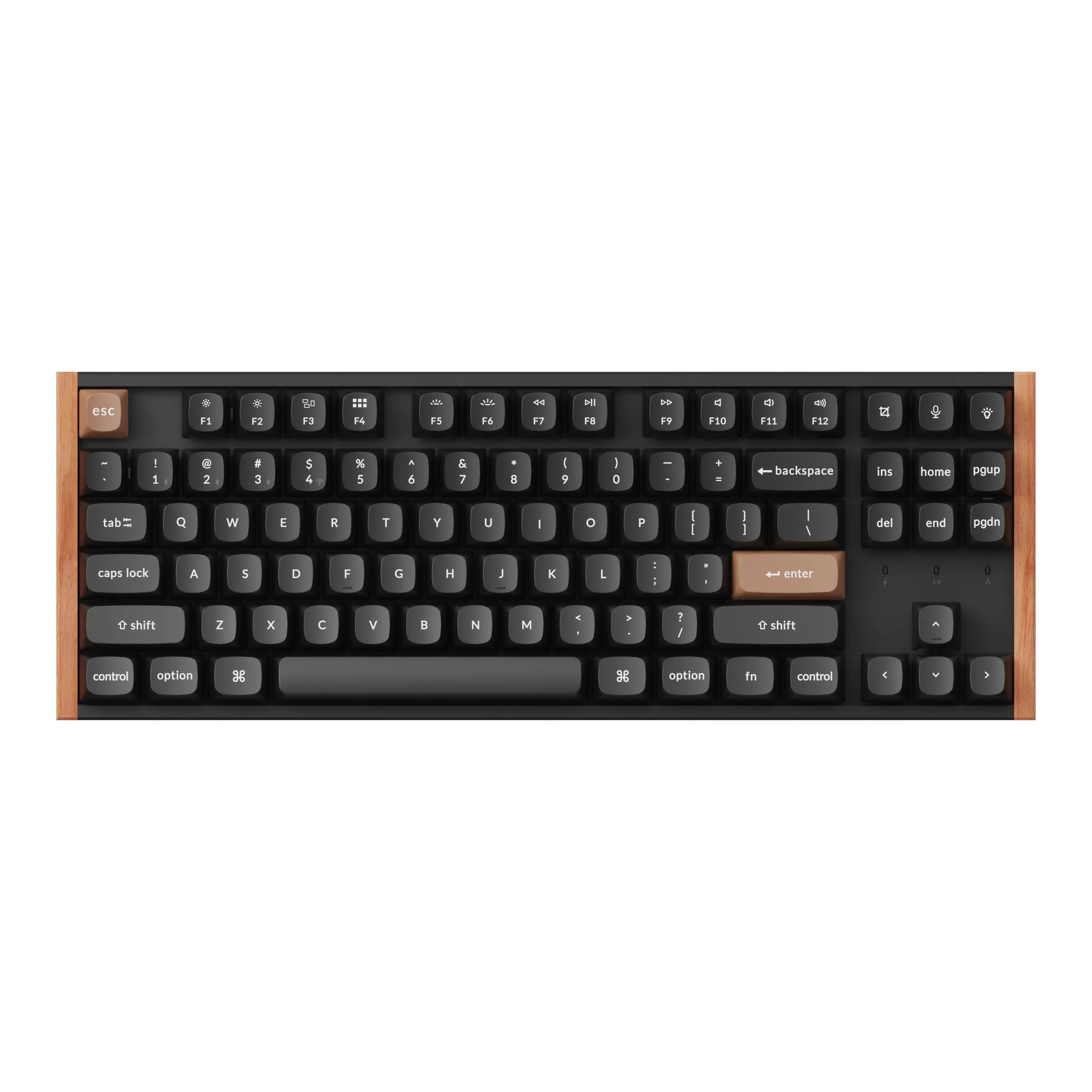 Геймърска Механична клавиатура Keychron K8 HE Magnetic Switch - Black Special Edition - image 1