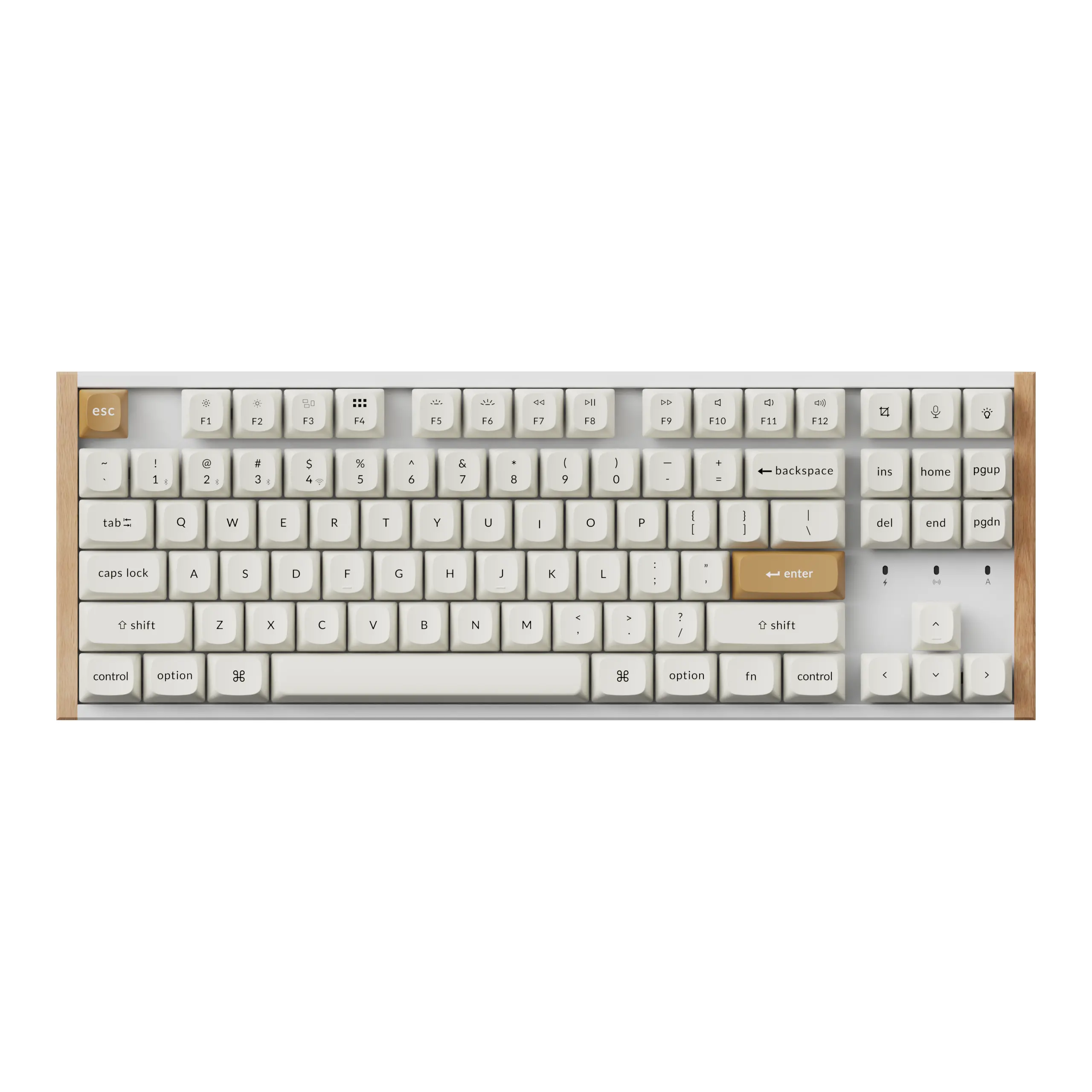 Геймърска Механична клавиатура Keychron K8 HE Magnetic Switch - White Special Edition - image 1
