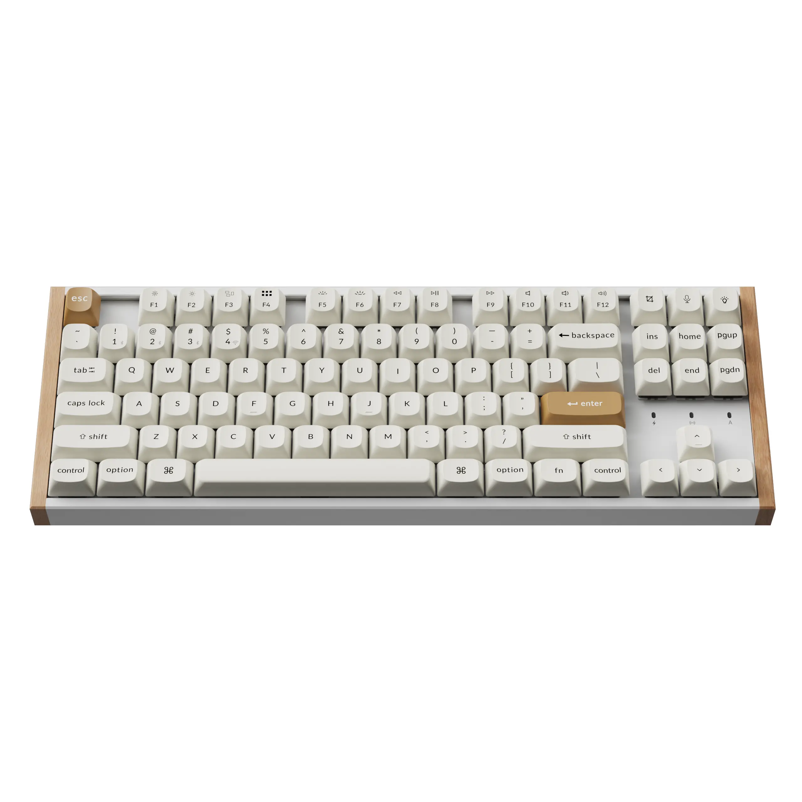 Геймърска Механична клавиатура Keychron K8 HE Magnetic Switch - White Special Edition - image 2