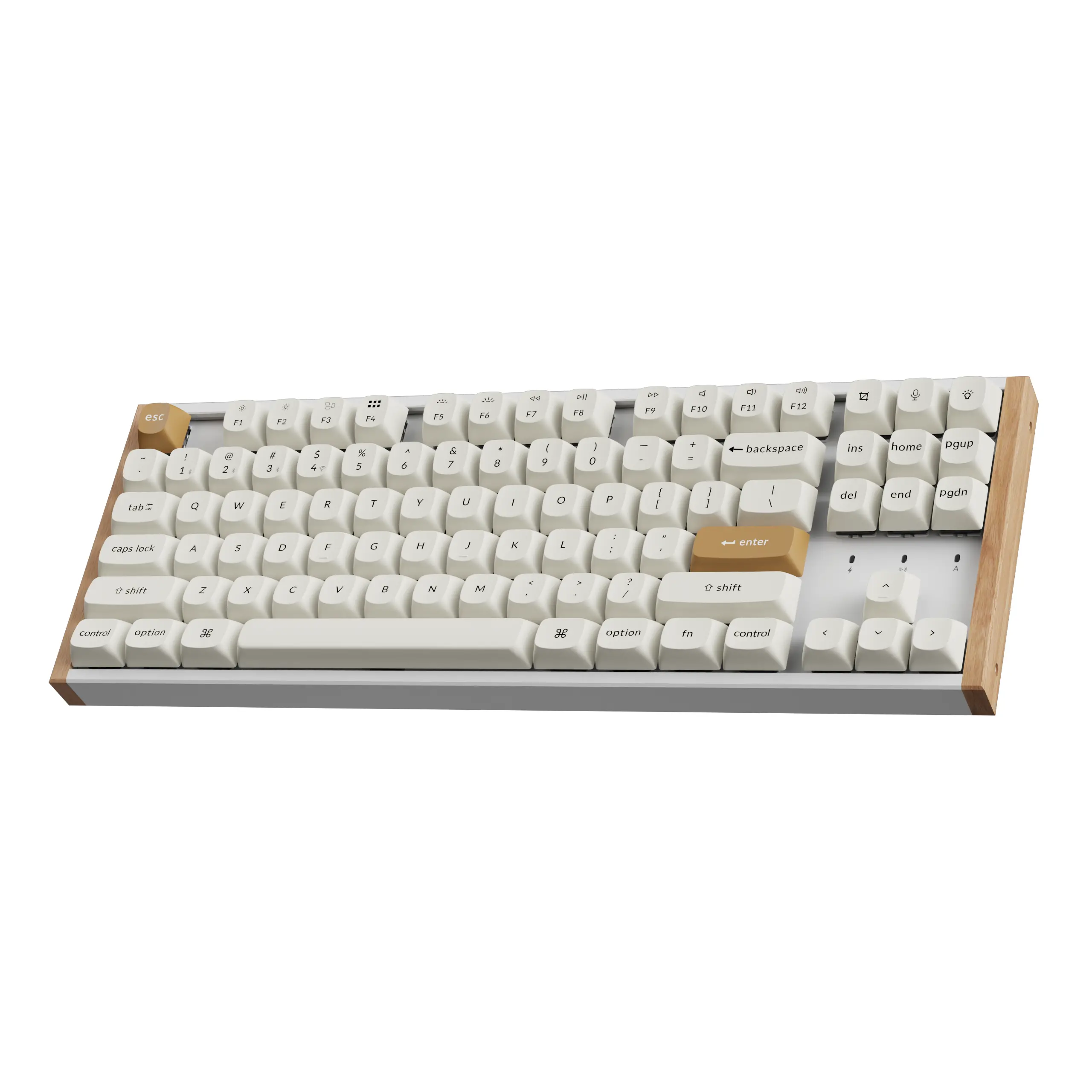 Геймърска Механична клавиатура Keychron K8 HE Magnetic Switch - White Special Edition - image 3