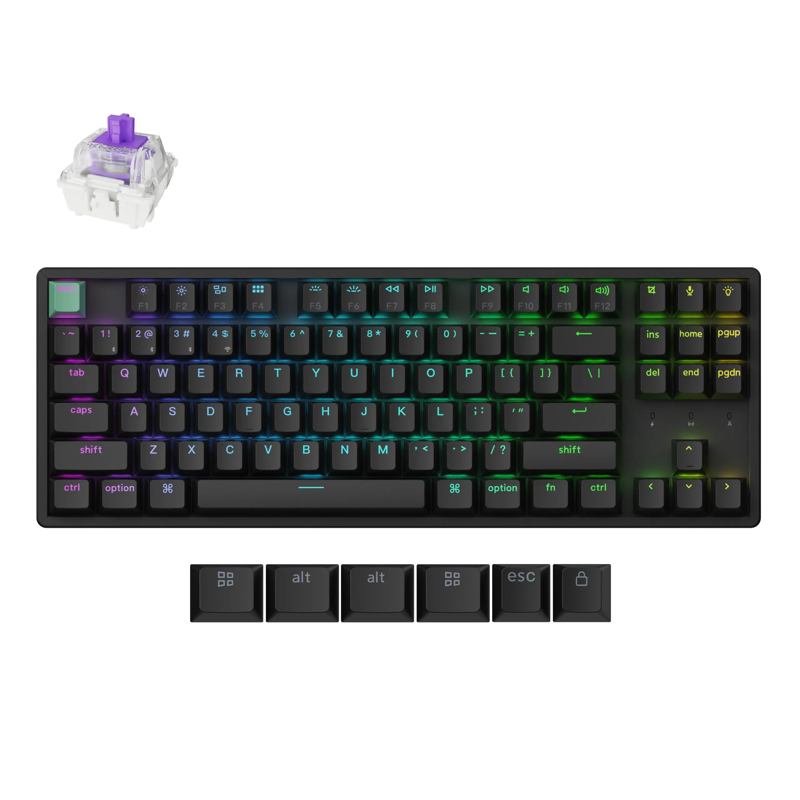 Tastatură mecanică de gaming Keychron K8 HE Magnetic Switch - Standard Edition