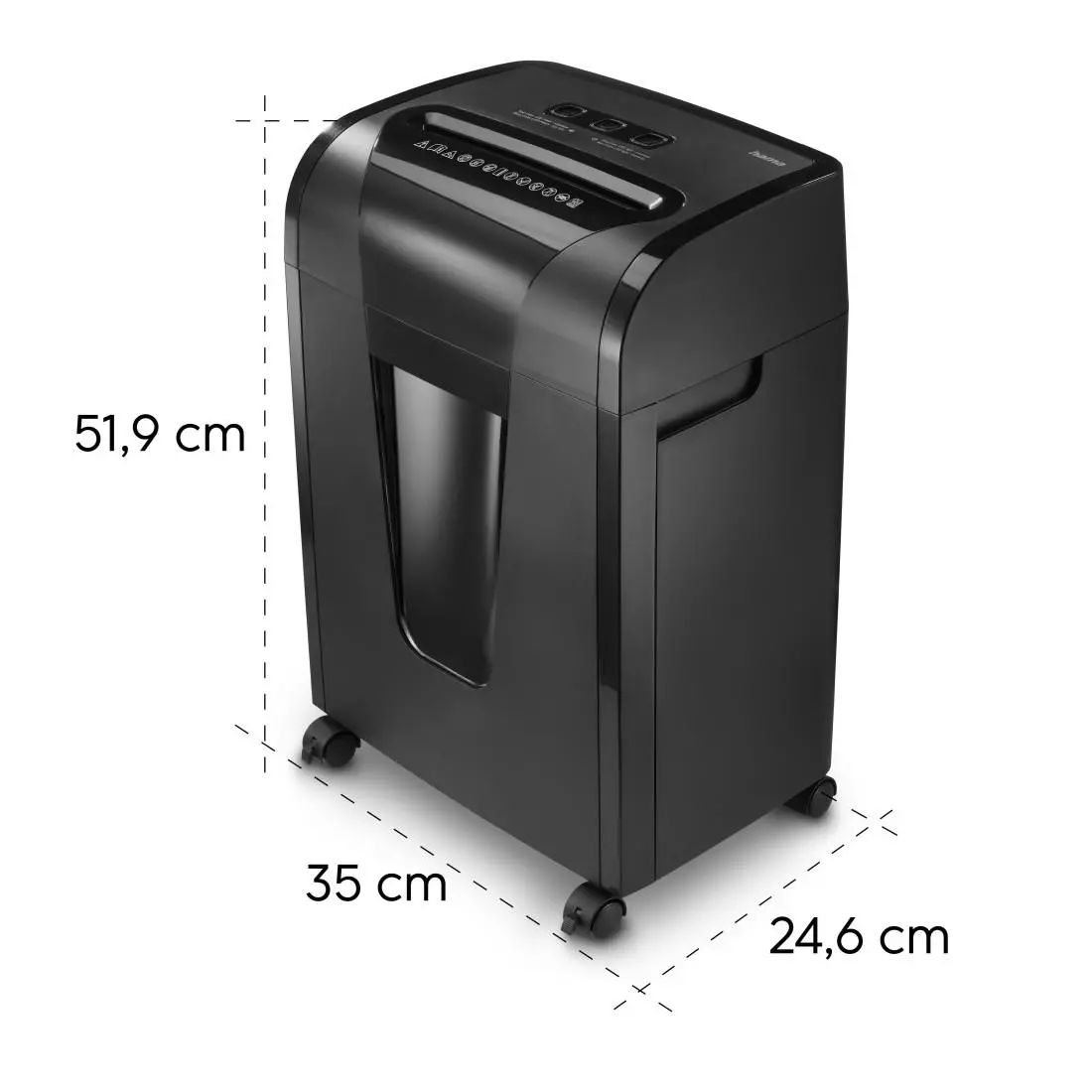 HAMA Шредер „Prime M100“, ниво на сигурност P5 T5 E4 - image 11