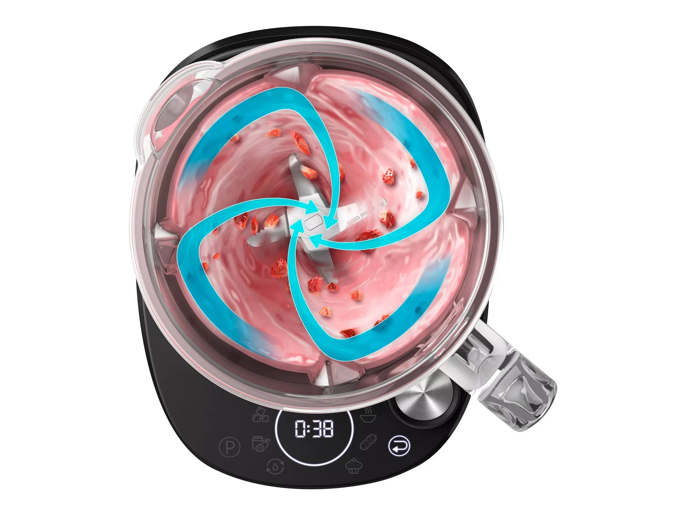 PHILIPS Блендер 7000 Series 1500W NutriU App Мотор ProBlend Ultra - image 4