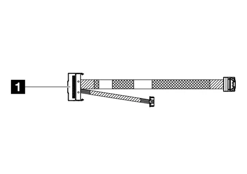 Кабел, Lenovo ThinkSystem SR630 V3 M.2 RAID B540i-2i SATA/NVMe Cable Kit