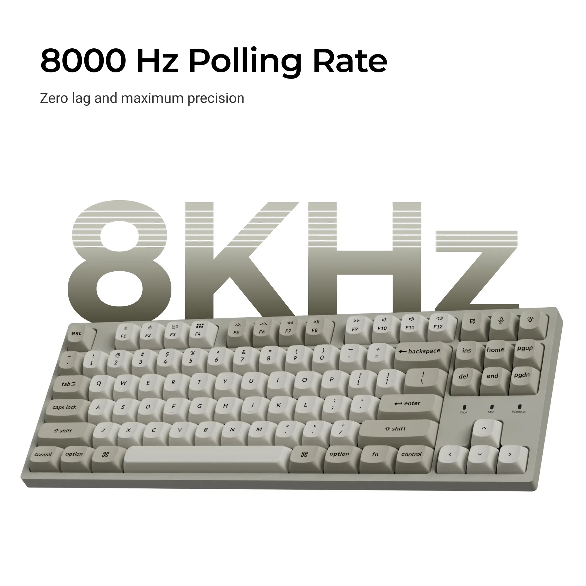 Геймърска Механична клавиатура Keychron C1 Pro 8K QMK - Super Red Switch - image 2