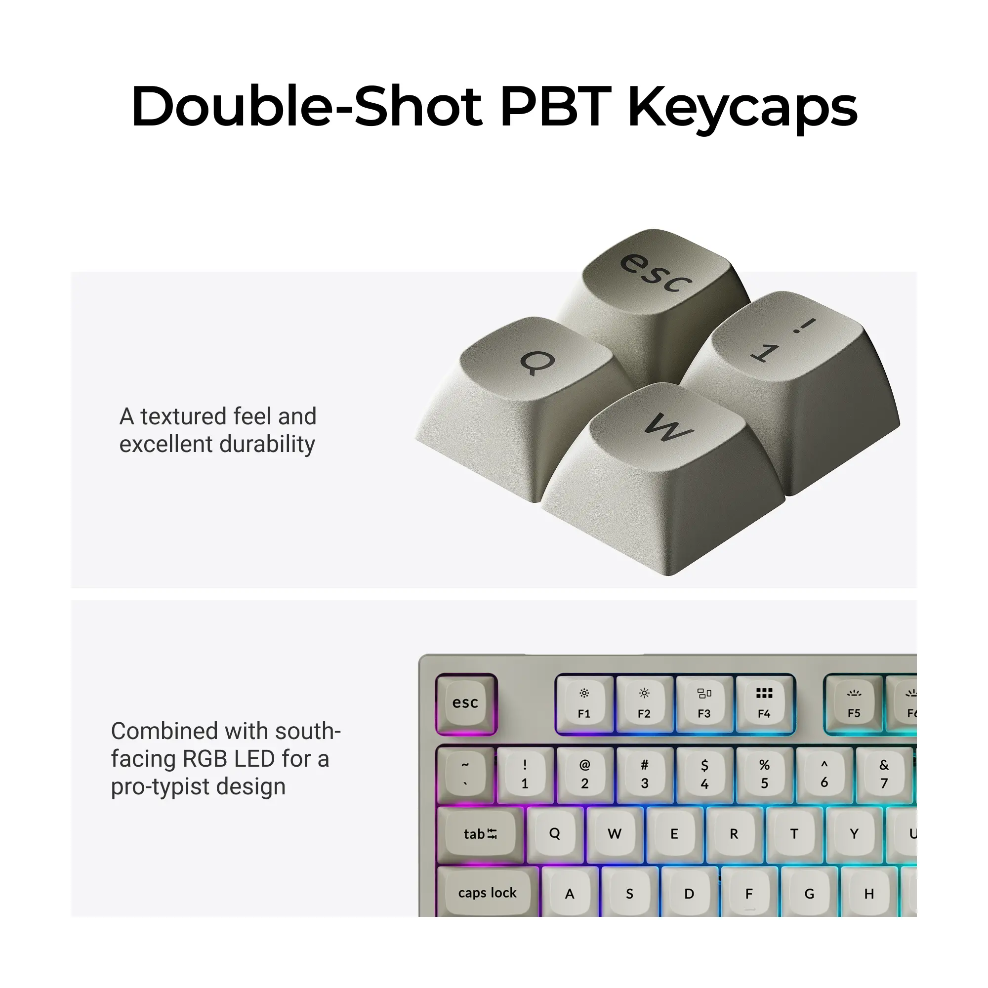 Геймърска Механична клавиатура Keychron C1 Pro 8K QMK - Super Brown Switch - image 4