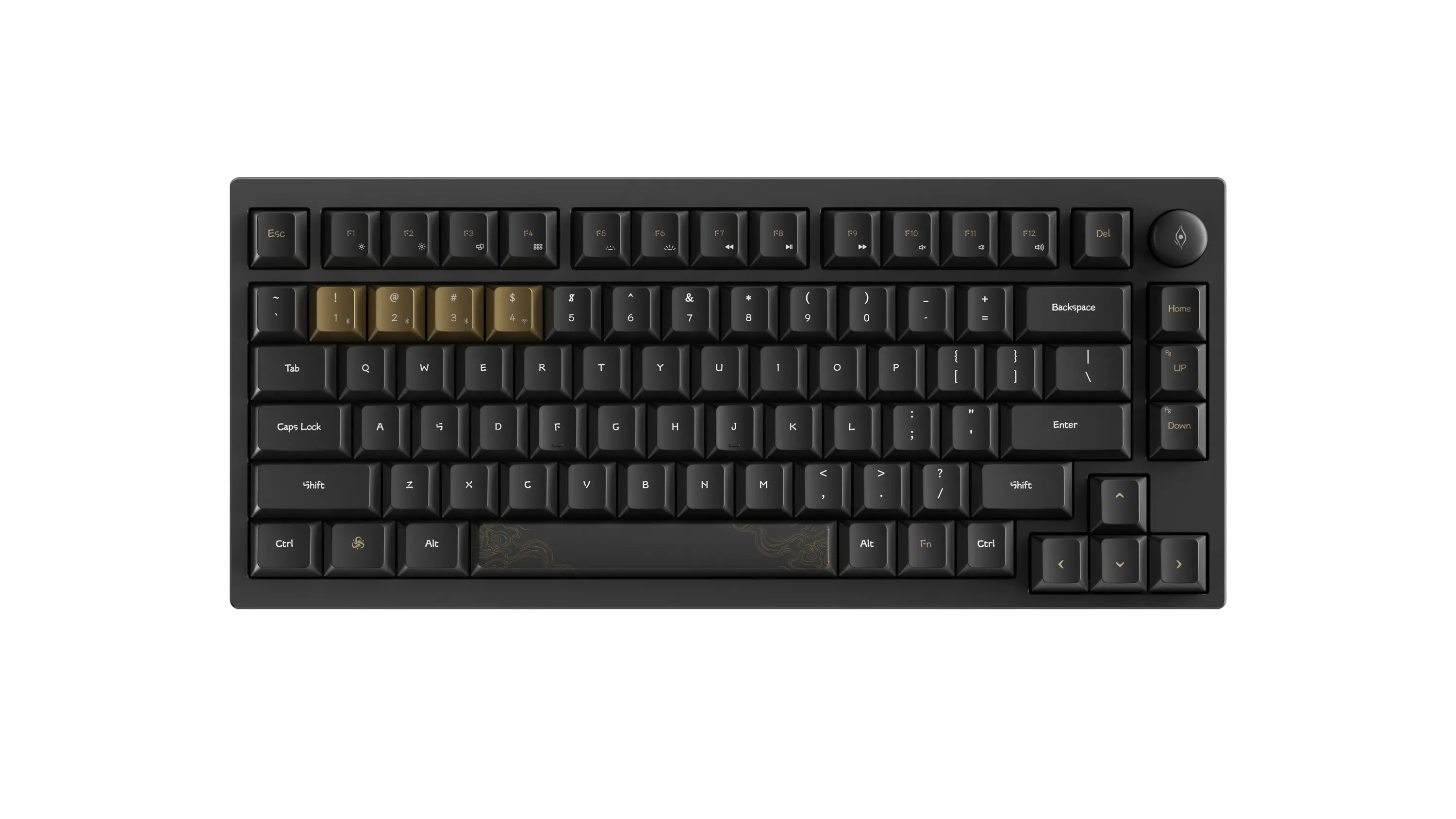 Безжична Механична клавиатура Keychron Black Myth Wukong - TTC Golden Pink Switch - image 1