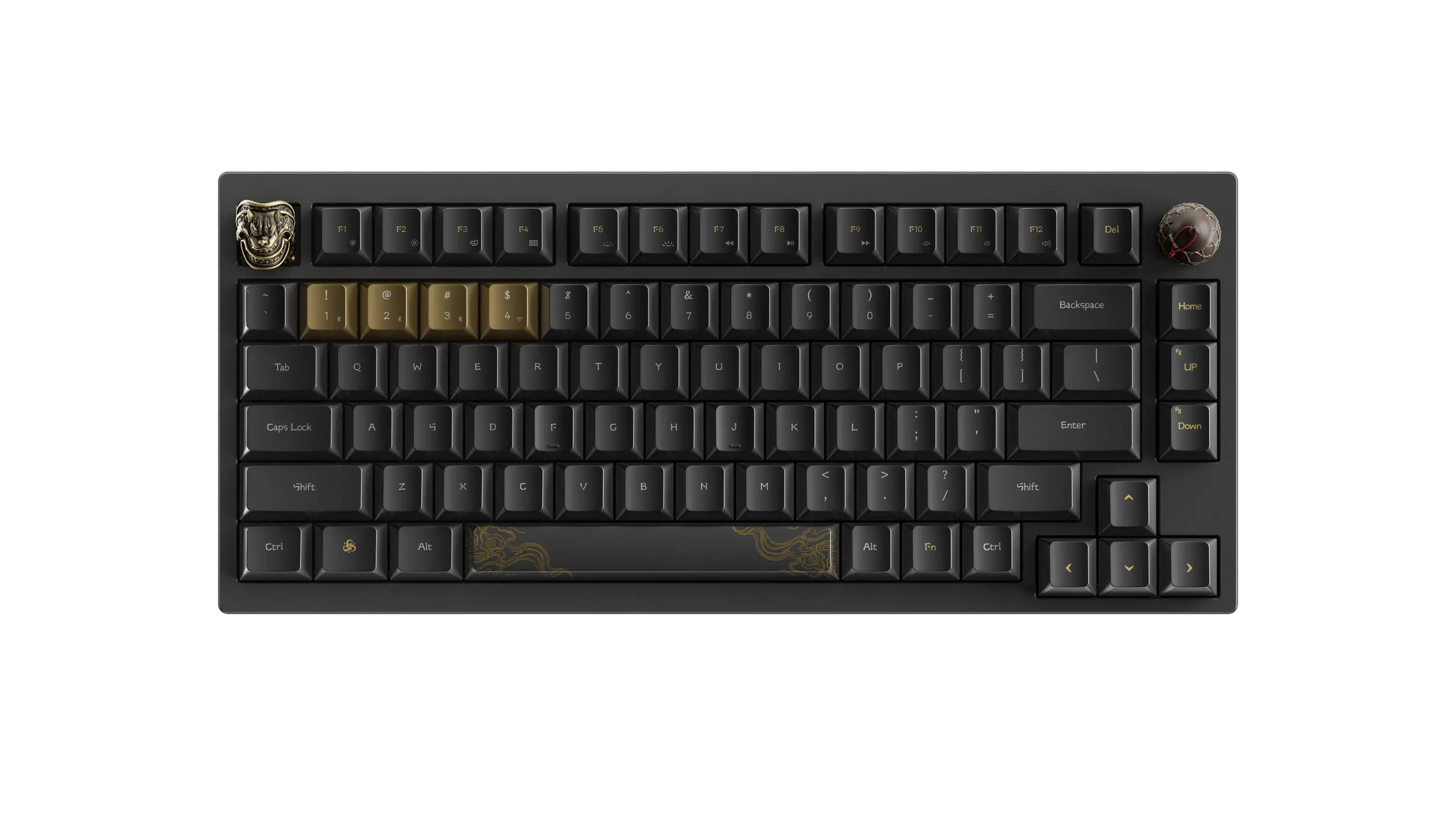 Безжична Механична клавиатура Keychron Black Myth Wukong - TTC Golden Pink Switch - image 2