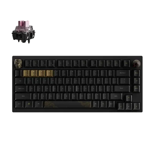 Ασύρματο μηχανικό πληκτρολόγιο Keychron Black Myth Wukong - TTC Golden Pink Switch - 1