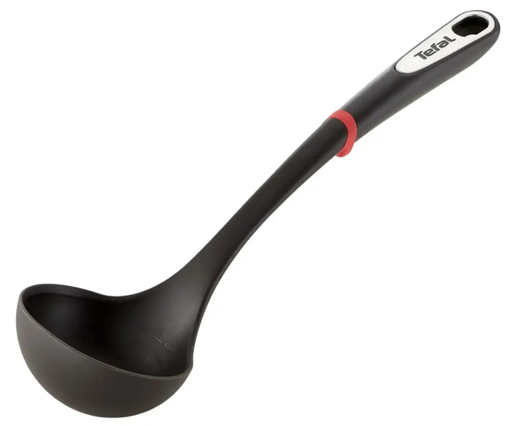 Polonic, Tefal K2060114, Ingenio, Ladle, Kitchen tool, Termoplastic, 40.4x10x3.4cm, Up to 220°C, Dishwasher safe, negru