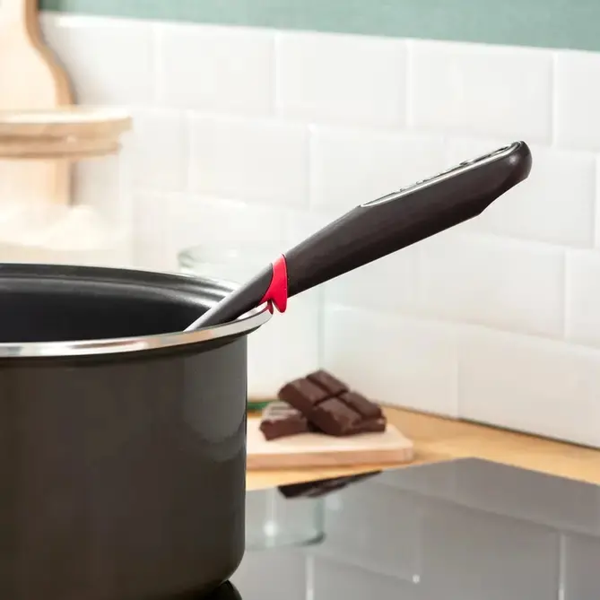 Черпак, Tefal K2060114, Ingenio, Ladle, Kitchen tool, Termoplastic, 40.4x10x3.4cm, Up to 220°C, Dishwasher safe, black - image 3