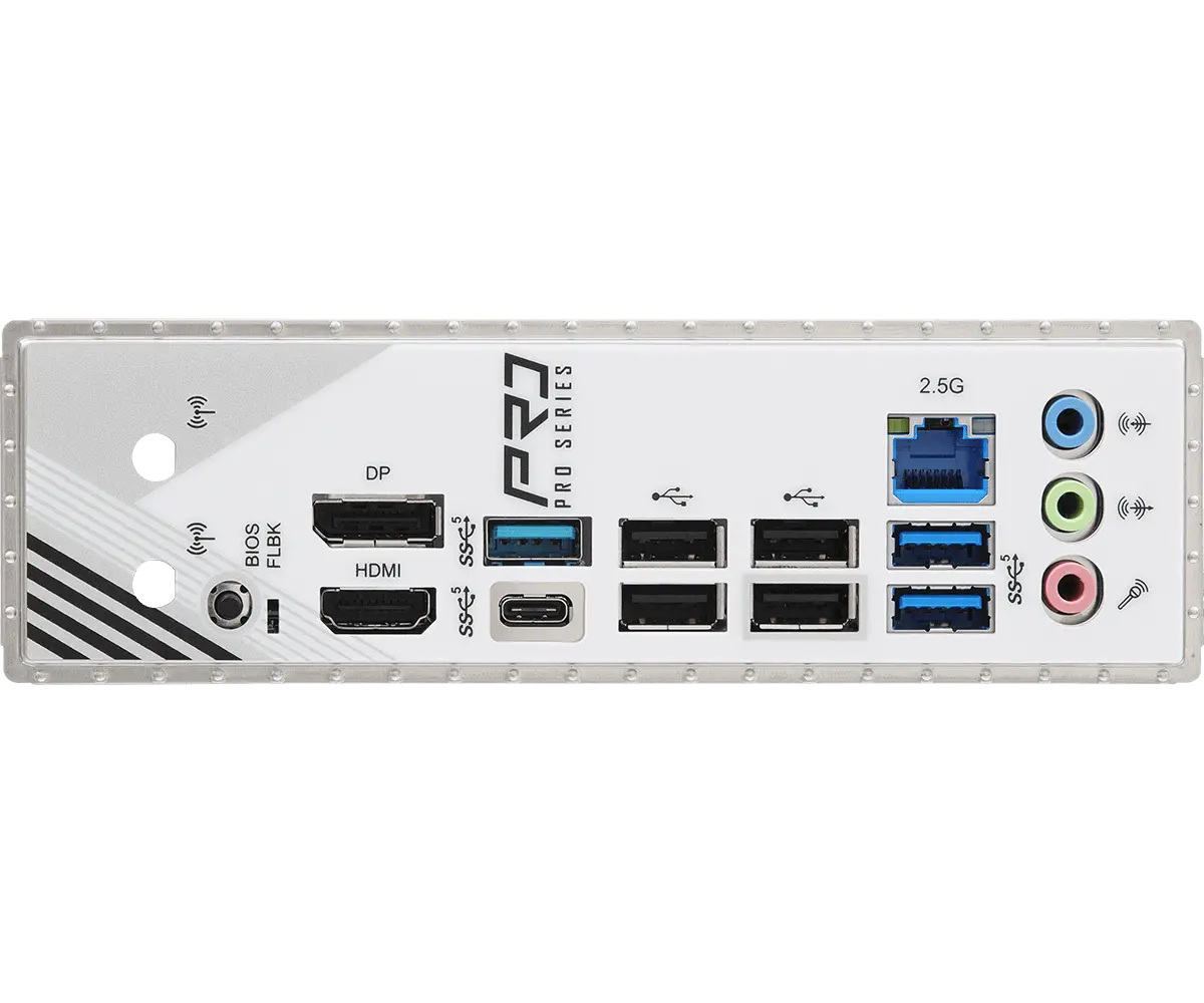 ASROCK Μητρική πλακέτα Desktop A620AM Pro RS, AM5, 4x DDR5, 1x PCIe 4.0 x16, 1x PCIe 3.0 x16, 2x Hyper M.2(PCIe Gen4x4), 1x Ultra m.2, 2x SATA3 6.0 - image 2