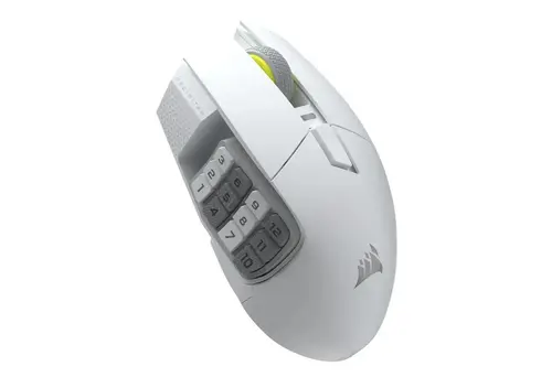 CORSAIR SCIMITAR ELITE WIRELESS SE Gaming Mouse, Wireless, White, 33000 DPI, Optical - image 6