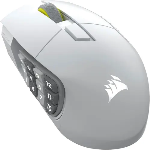 Mouse gaming CORSAIR SCIMITAR ELITE WIRELESS SE, fără fir, alb, 33000 DPI, optic - 1