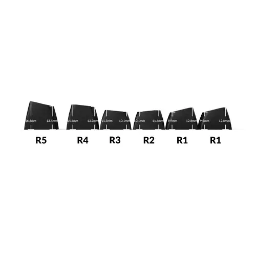 Капачки за механична клавиатура Keychron Double Shot KSA PBT Keycap Full Keycap Set 137 Keycaps - Black - image 2