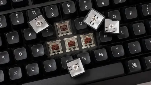 Капачки за механична клавиатура Keychron Double Shot KSA PBT Keycap Full Keycap Set 137 Keycaps - Black - image 3