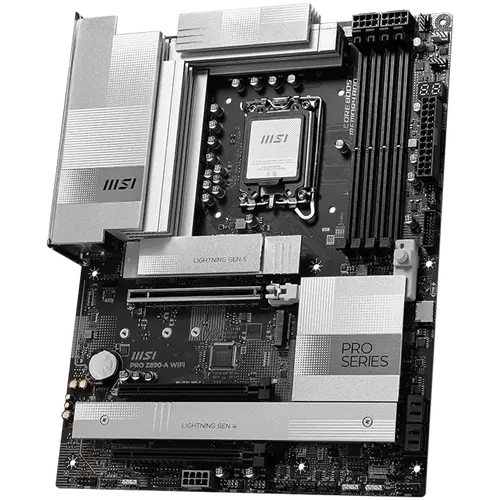 MSI PRO Z890-A WIFI, LGA 1851, Dual Channel DDR5 up to 9200(OC)MHz, 3x PCIe x16 slots, 4x M.2 slot, 4xUSB 5Gbps, 3xUSB 10Gbps A, 1xUSB 10 Gbps C, 2xThunderbolt 40Gbps Type-C, HDMI, 5G LAN, WIFI, 7.1 Audio, 3Y - image 2