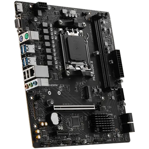 MSI MB Sc AM5 PRO A620M-B, AMD A620, 2xDDR5, 1xHDMI, 1xVGA, mATX - image 1
