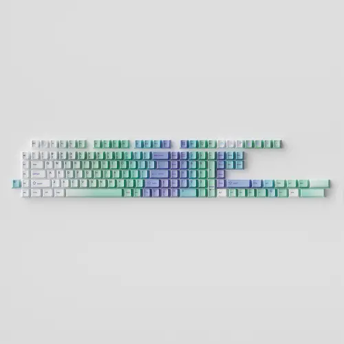 Κουμπάκια για μηχανικό πληκτρολόγιο Keychron Cherry Profile Dye-Sub PBT Full Keycap Set - Cloud and Snow - 1