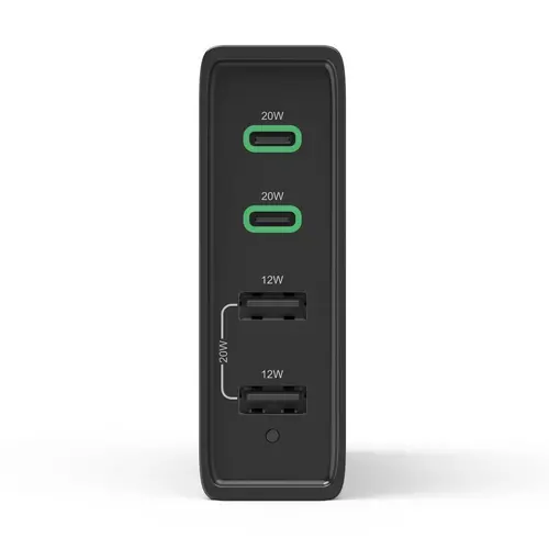 HAMA Зарядна станция 4 порта, 60W, 2 x USB-C, 2 x USB-A, PD, Fast Charge - image 11